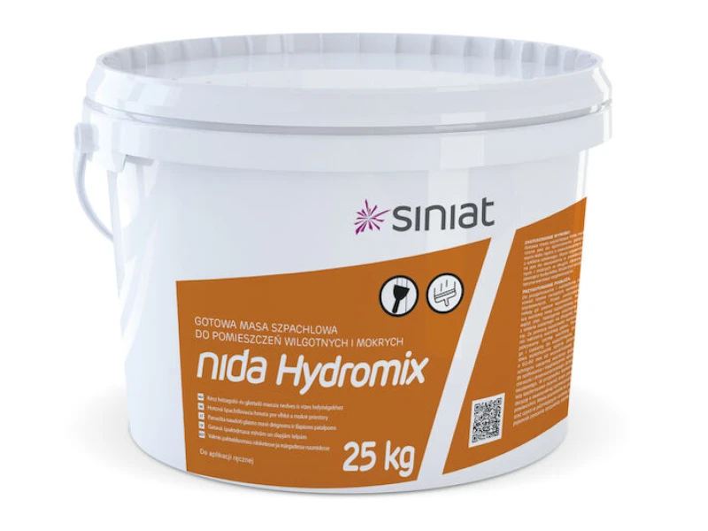 Готова шпаклівка високої твердості Nida Hydromix
