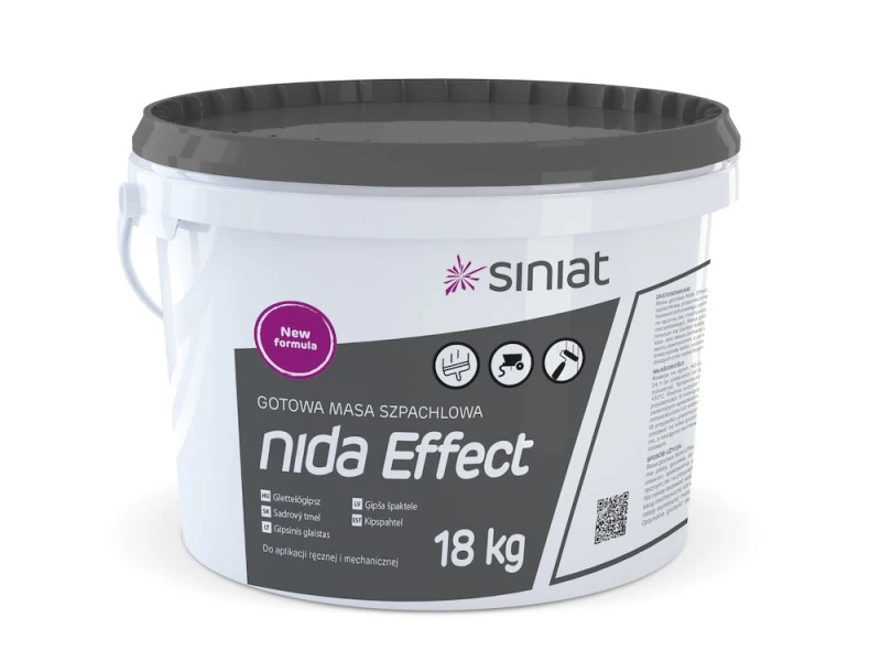 Готовая шпаклевка для выравнивания поверхности Nida Effect